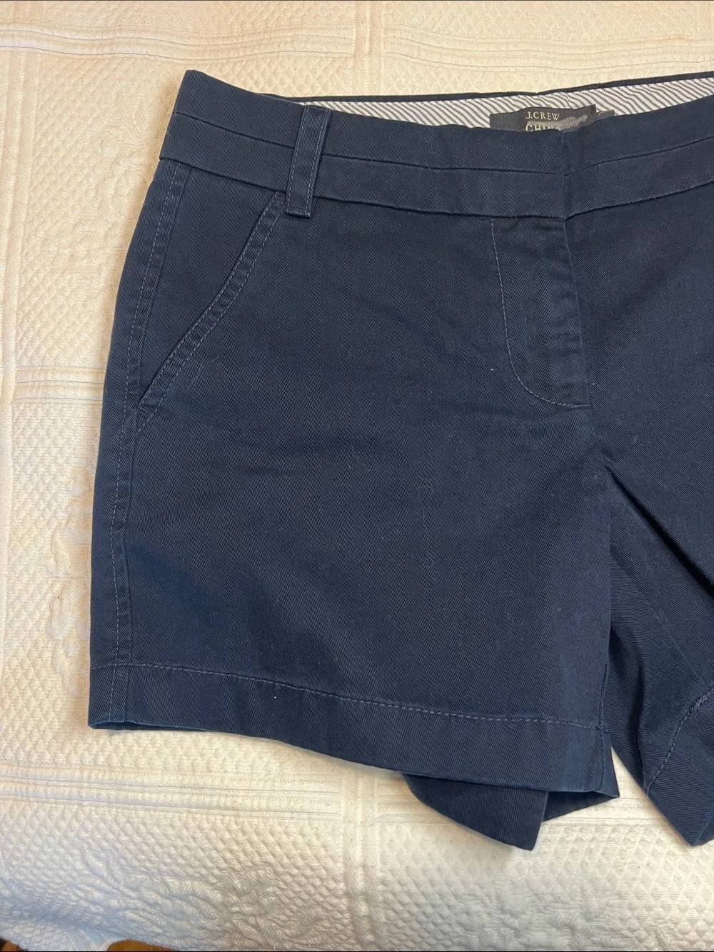 J. Crew Navy Chino Shorts